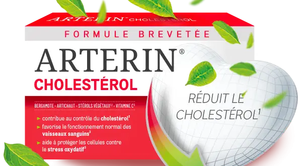 Un conseil pratique anticholestérol : ArteriN, formule brevetée à base de bergamote, artichaut, stérols végétaux et vitamine C, réduit le cholestérol.