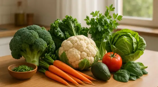 Légumes frais : brocoli, chou-fleur, carottes, avocat, tomate, épinards, chou, persil. Pour un intestin poreux, certains aliments sont à éviter.