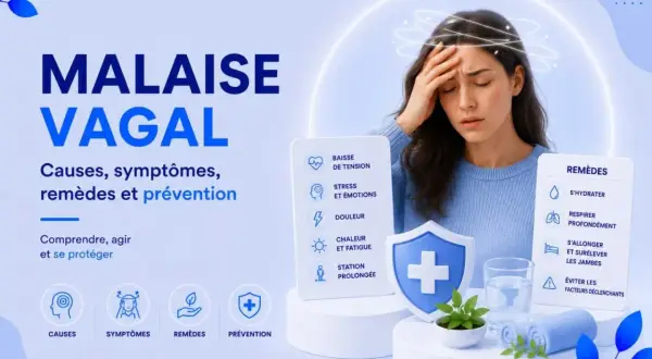 Malaise vagal : causes, symptômes, remèdes et prévention. Un remède de grand-mère pour le malaise vagal est de s'allonger et surélever les jambes.
