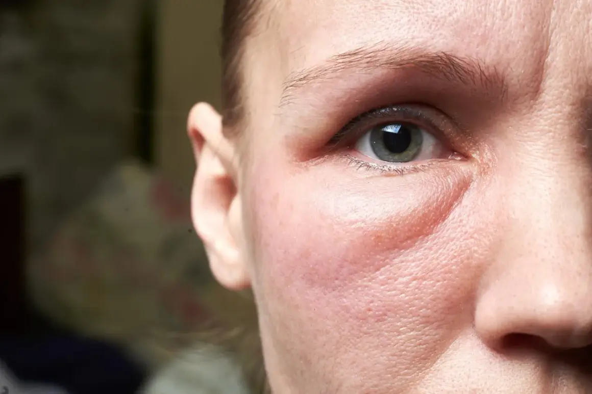 Un visage gonflé, peut-être à cause d'une allergie. On cherche un remède de grand-mère pour soulager cette paupière enflée.