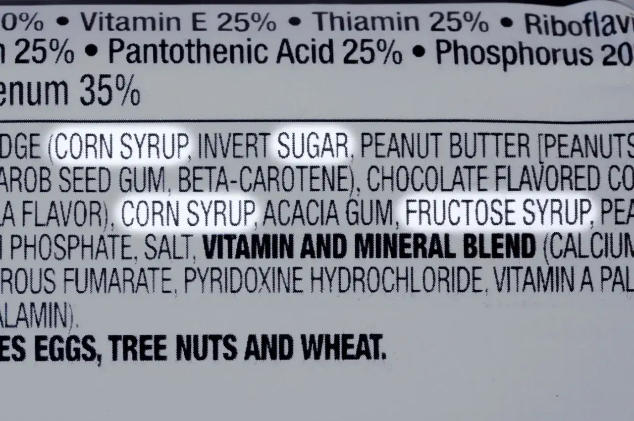 Ingrédients : sirop de maïs, sucre inverti, sirop de fructose. Difficile de suivre un régime sans sucre avec ça !