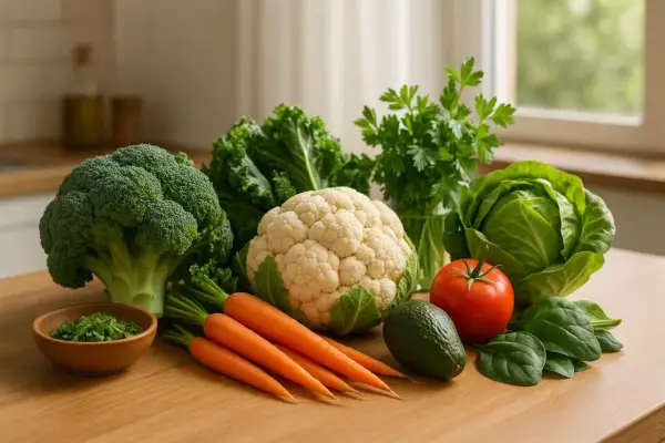 Légumes frais : brocoli, chou-fleur, carottes, avocat, tomate, épinards, chou, persil. Pour un intestin poreux, certains aliments sont à éviter.